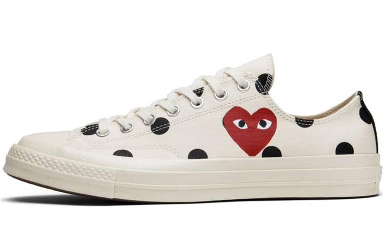 

Кеды унисекс Converse CDG Play Chuck Taylor All Star 70 Ox белые 40 EU, Белый, CDG Play x Converse Chuck Taylor All Star 70 Ox