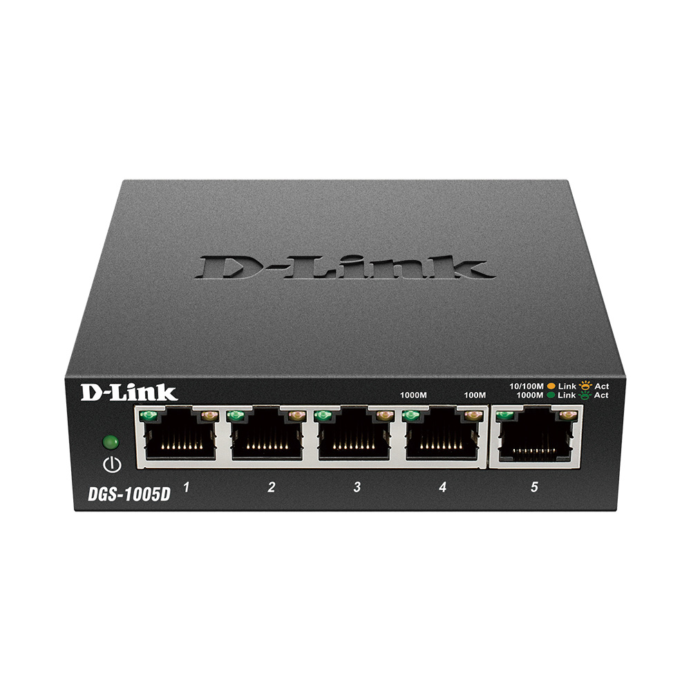 

Коммутатор D-Link DGS-1005D/I3A Black, DGS-1005D