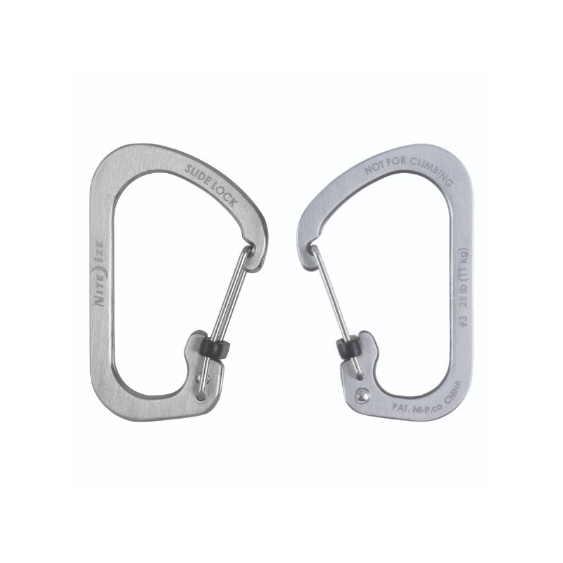 Карабин Металлический С Блокировкой Nite Ize Carabiner Slidelock, Размер 2, Стальн. Nite I