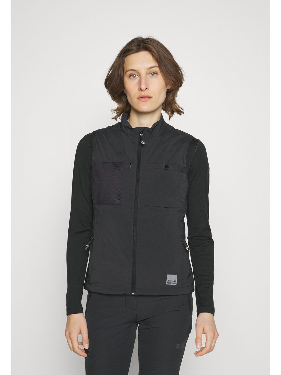 

Жилет женский Jack Wolfskin JA441F0D7 черный L, JA441F0D7