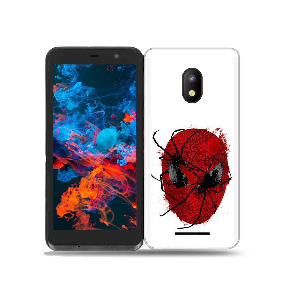 

Чехол MyPads Tocco для BQ 5045L Wallet человек паук, Прозрачный, Tocco