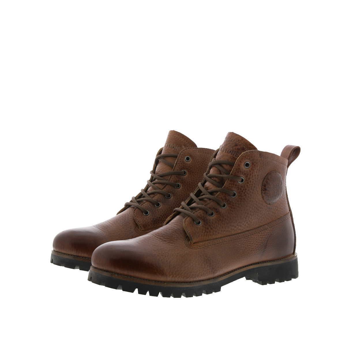 фото Ботинки мужские blackstone om60-antiquebrown коричневые 45 eu