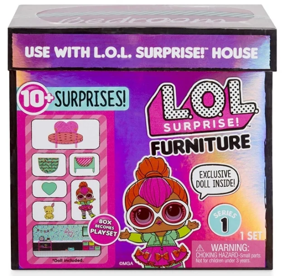 

Игровой набор L.O.L. Surprise Furniture Neon Q.T. Bedroom 561743