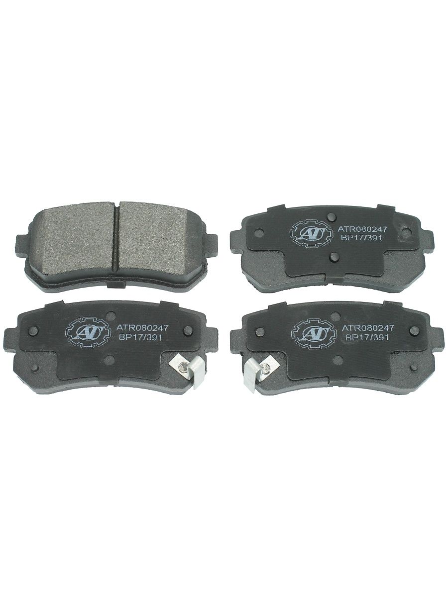 

Колодки тормозные AT для KIA CEED 06 /CERATO 09 /HYUNDAI i30 07 задний комплект