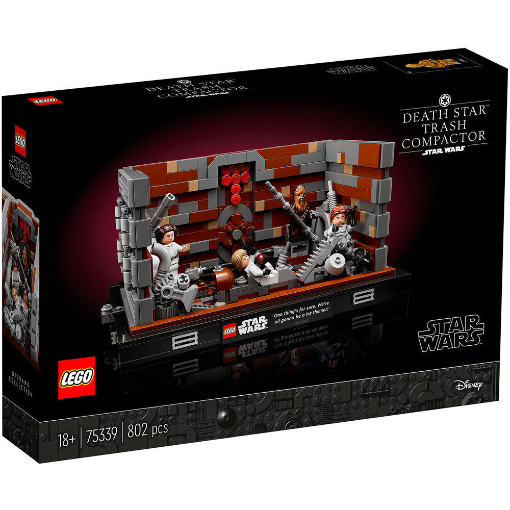 Конструктор LEGO Star Wars Диорама Уплотнитель мусора на Звезде Смерти, 75339 конструктор lego star wars диорама тронный зал император 75352