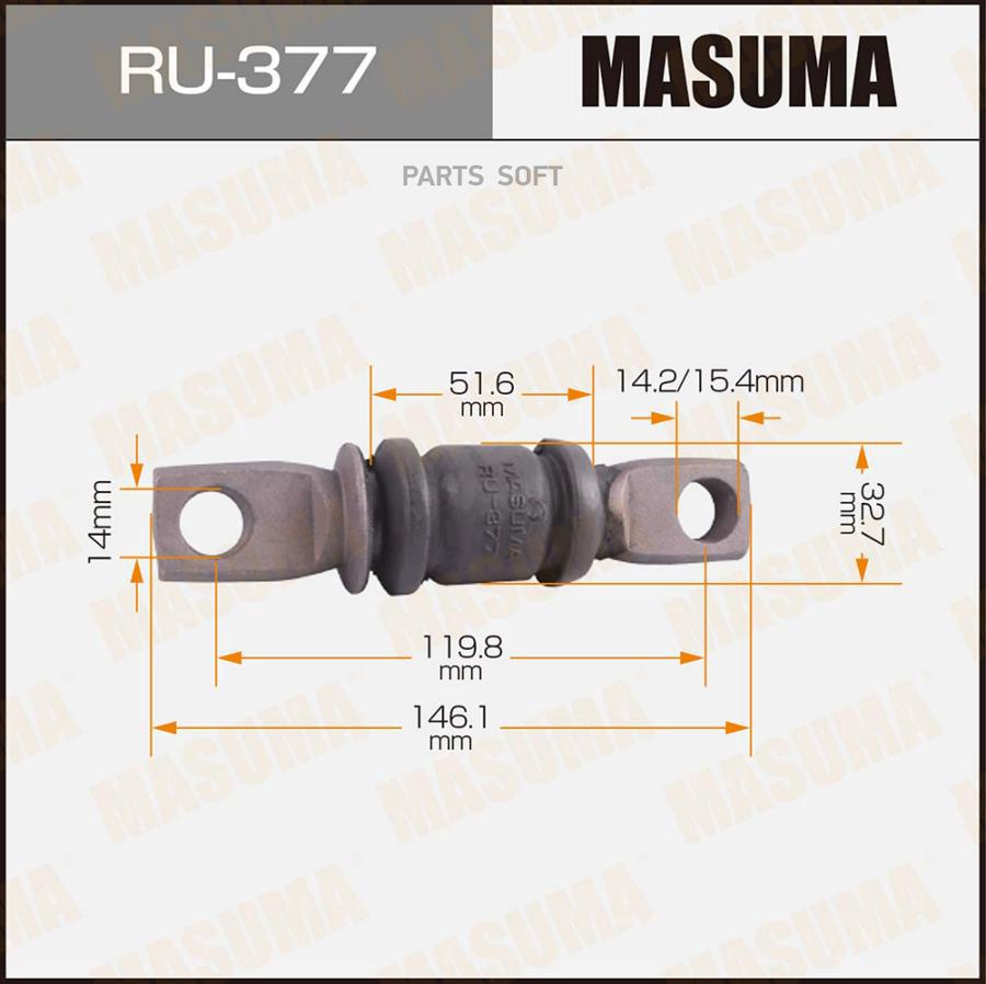 

Сайлентблок Toyota Camry/Harrier/Mark II 91>03 Masuma RU377