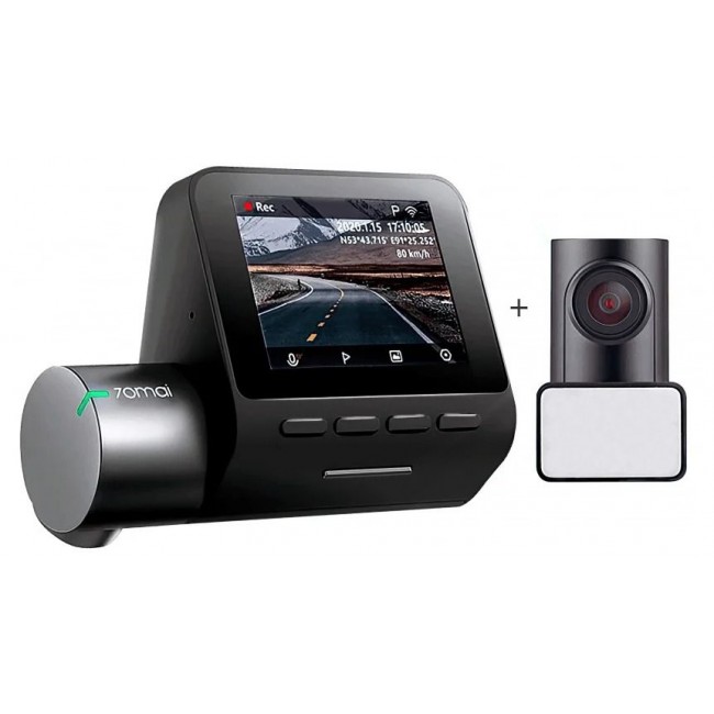 Видеорегистратор 70MAI Dash Cam Pro Plus A500S-1 (+камера заднего вида RC06) RU EAC