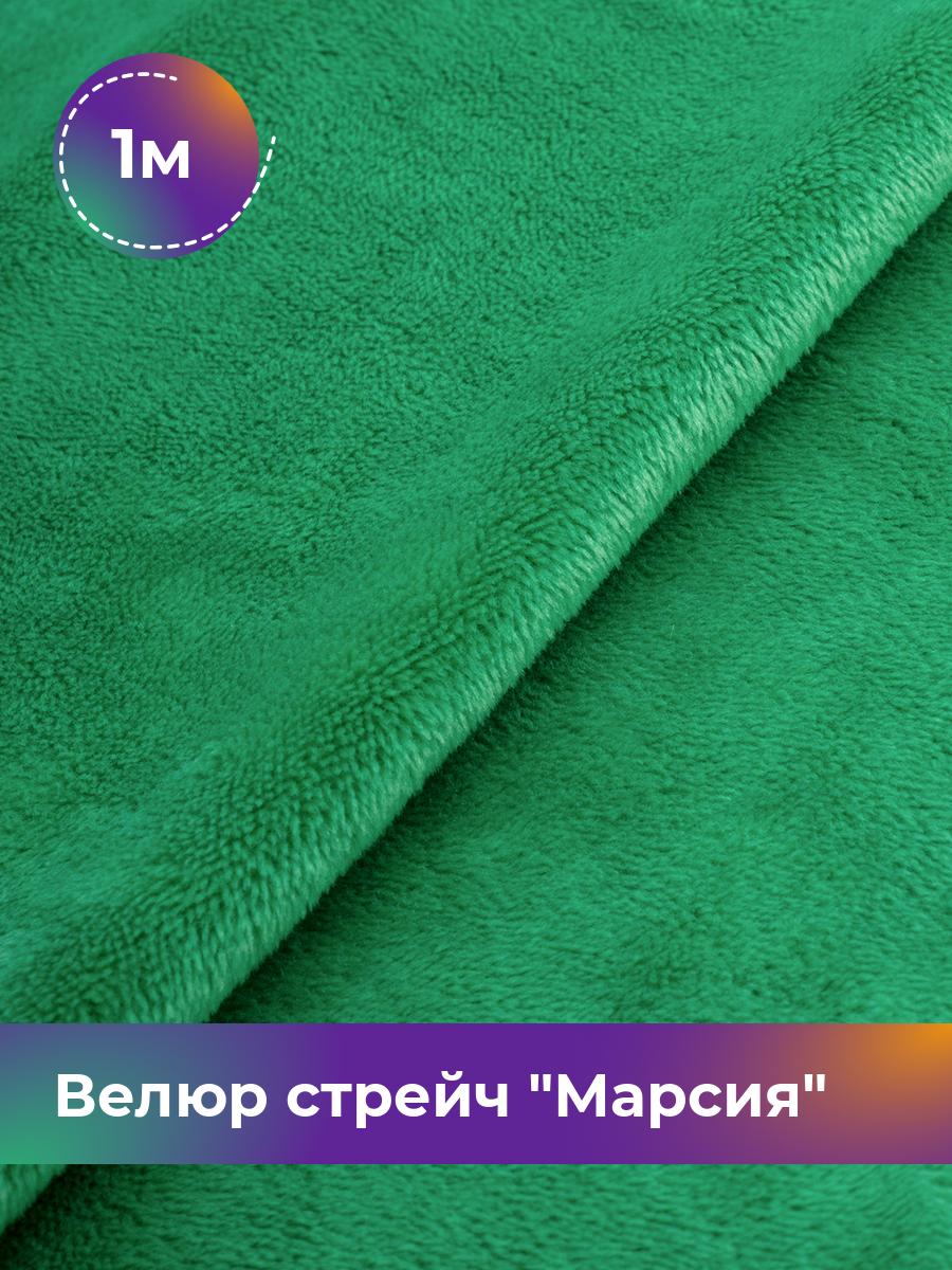 

Ткань Велюр стрейч Марсия 405гр Shilla, отрез 1 м * 150 см, зеленый 046, 17438764