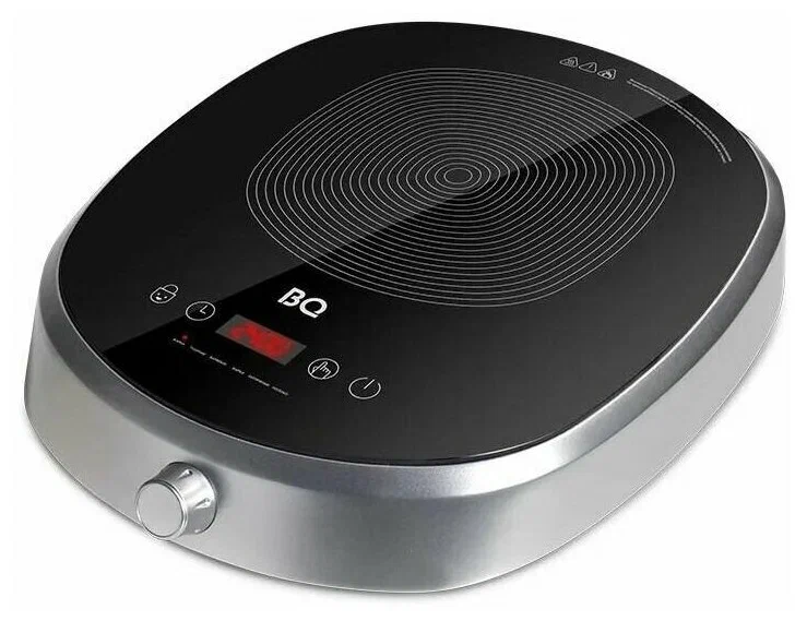 

Настольная электрическая плитка BQ HP121SS серебристый, черный, HP121SS