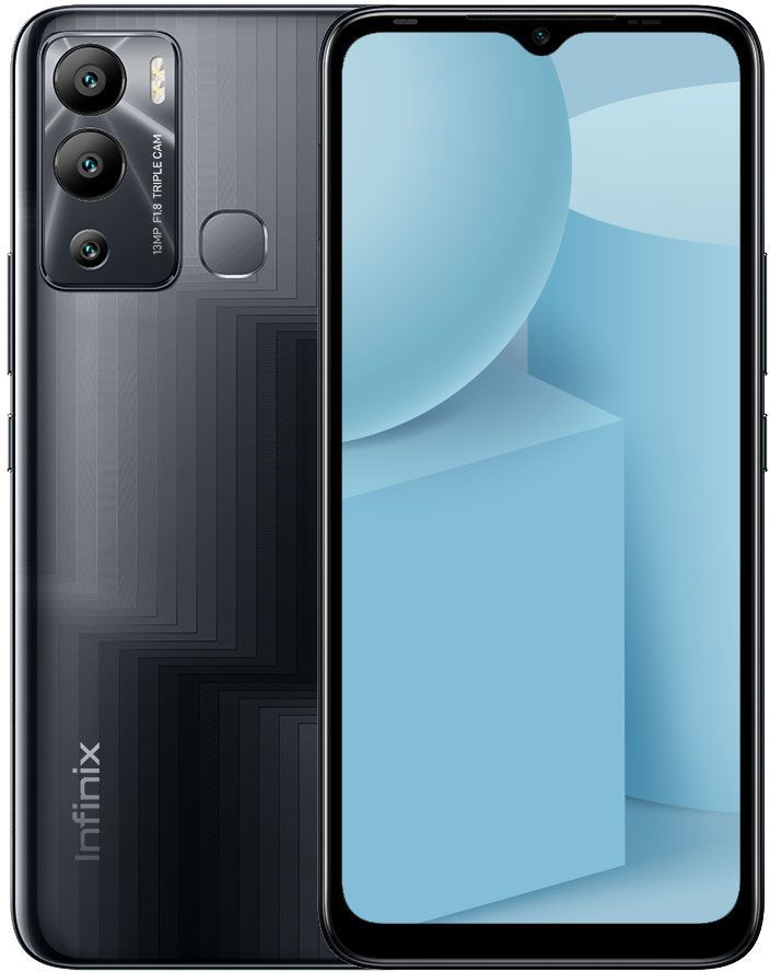 фото Смартфон infinix hot 12i 4/64gb racing black (x665b)