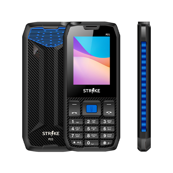 

Сотовый телефон Strike P21 Black-Blue