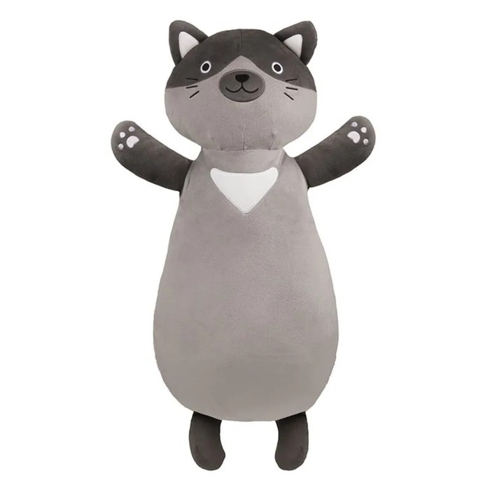 Мягкая игрушка «Котик Макс», цвет серый, 70 см мягкая игрушка котик макс серый 70 см