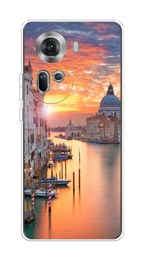 

Чехол на Oppo Reno 11 (Global) "Восход 11", Розовый;оранжевый, 2515850-1