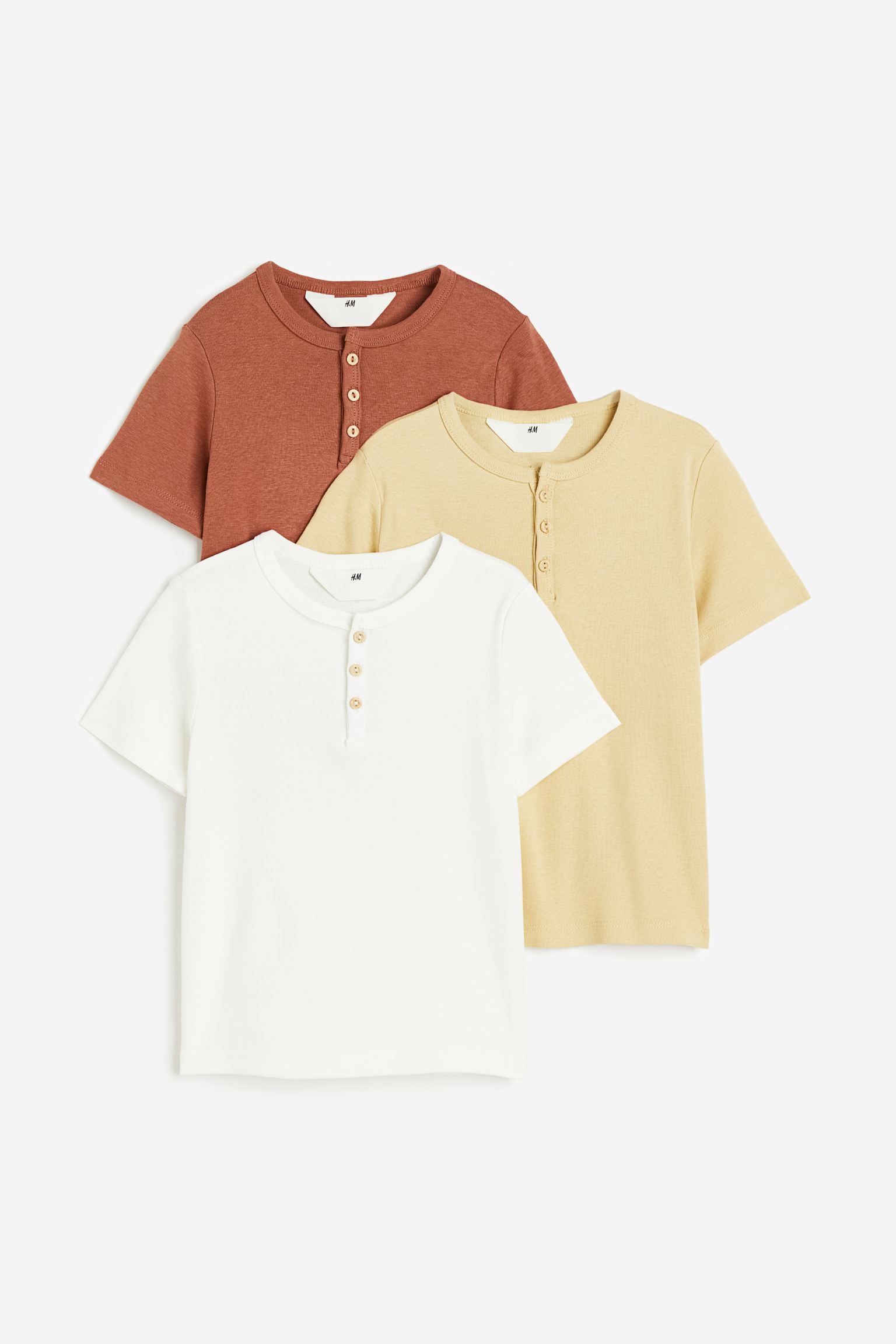 

Комплект из 3 футболок H&M 134/140 Темно-бежевый/Желтый/Белый (доставка из-за рубежа), Коричневый;желтый;белый, 1127896