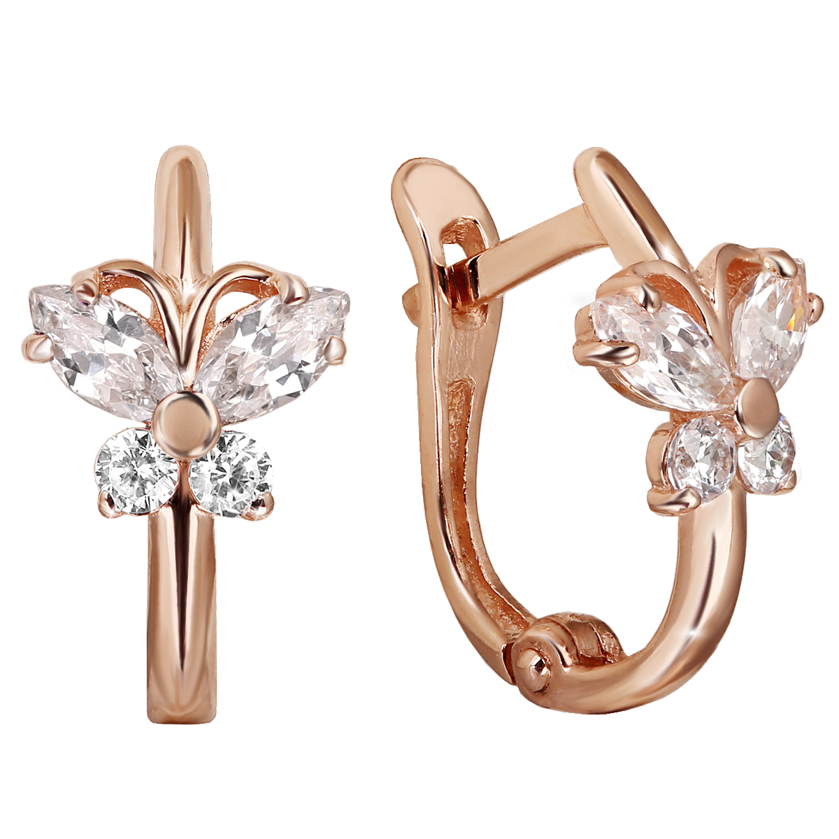 

Серьги из золота Azade 12-1336, фианит, 12-1336