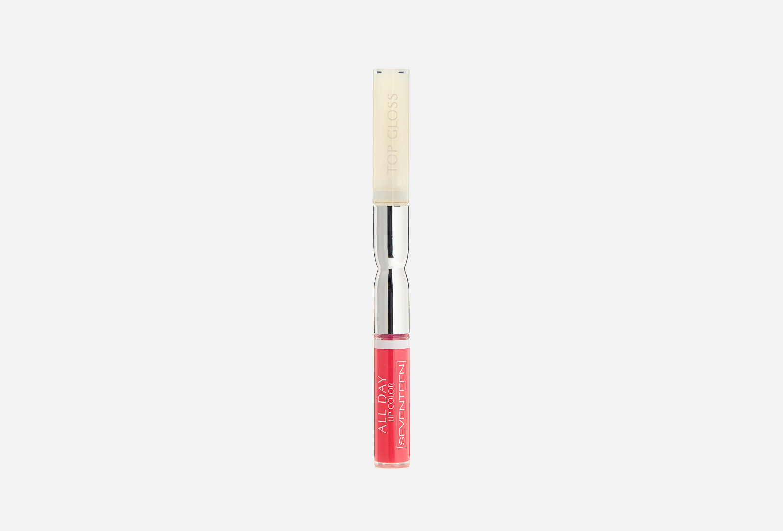 фото Жидкая стойкая помада-блеск seventeen all day lip color & top gloss, 57 розовый