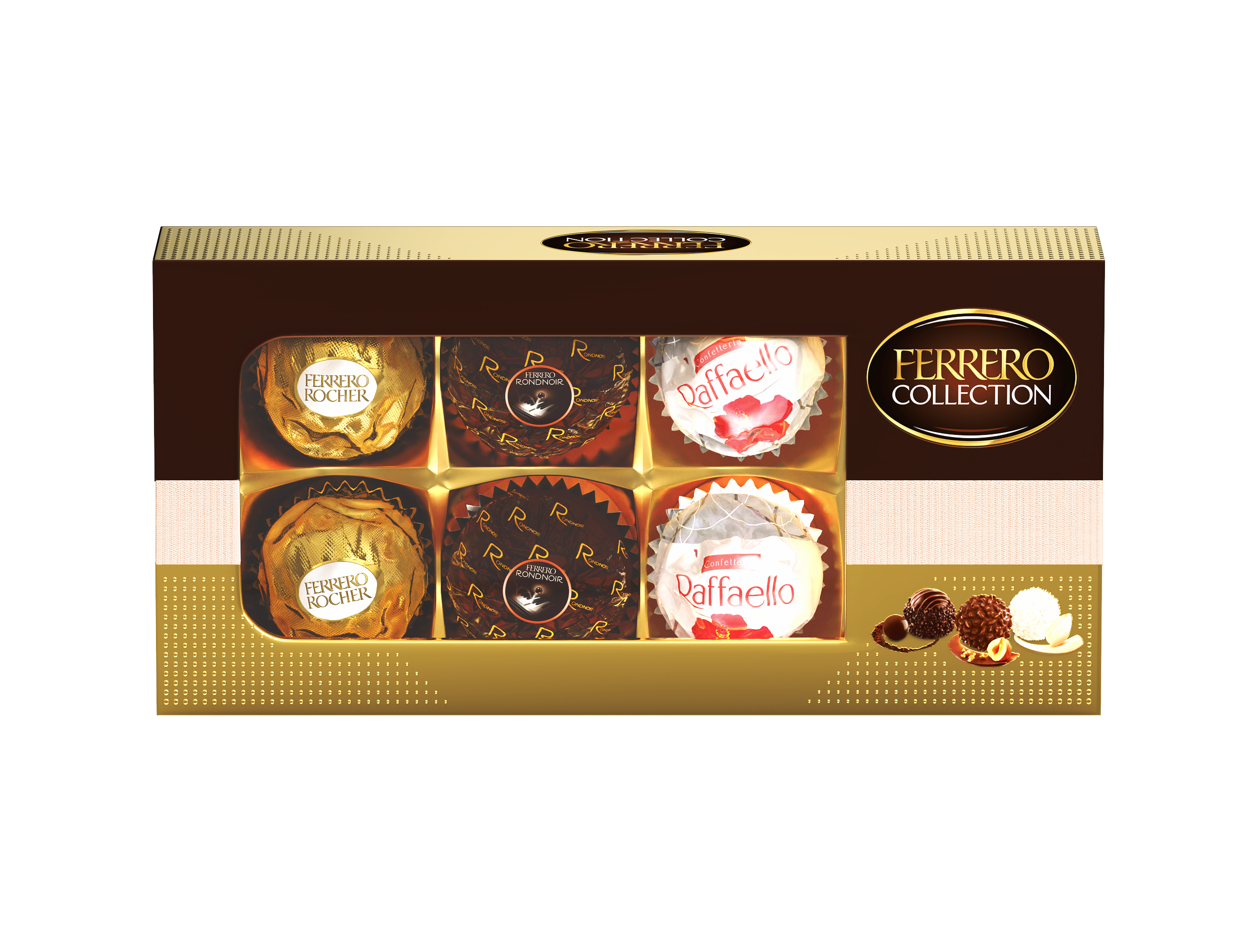 Конфеты Ferrero Collection Куб ассорти 64,8 г