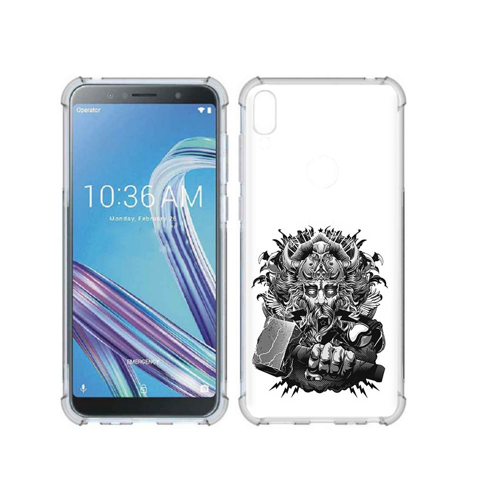 Чехол MyPads Tocco для Asus ZenFone Max Pro (ZB602KL) злой тор