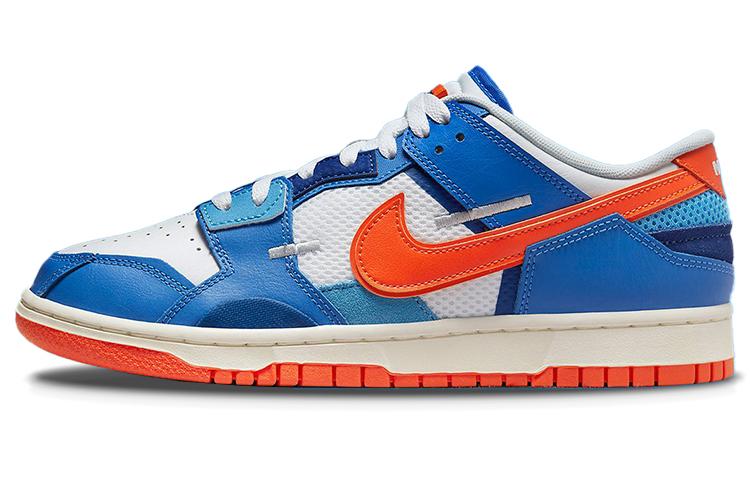 

Кеды унисекс Nike Dunk Low scrap knicks синие 40.5 EU, Синий, Dunk Low scrap knicks