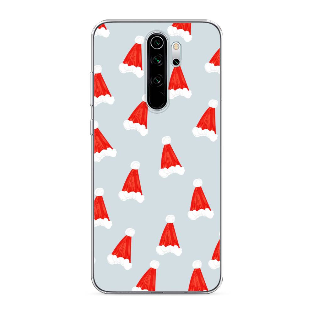 

Чехол для Xiaomi Redmi Note 8 Pro "Новогодние шапочки", Белый;красный;серый, 36650-5