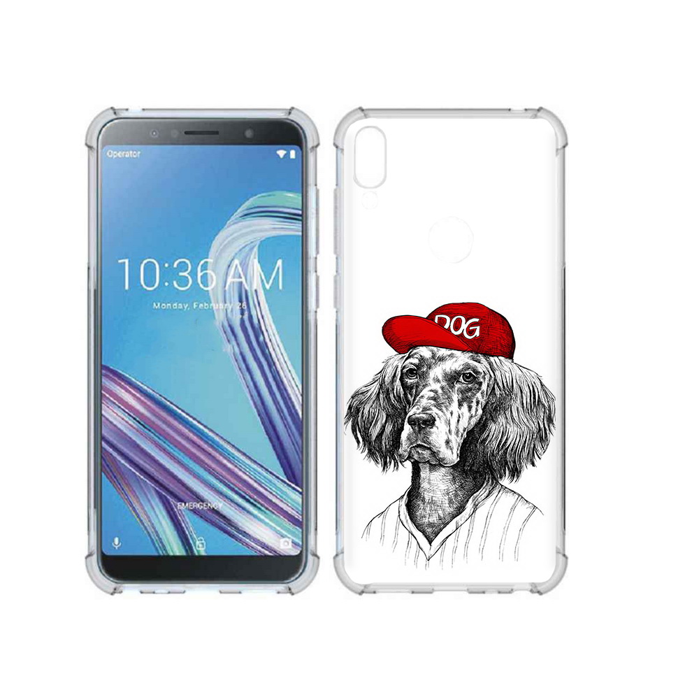 

Чехол MyPads Tocco для Asus ZenFone Max Pro (ZB602KL) дог, Прозрачный, Tocco