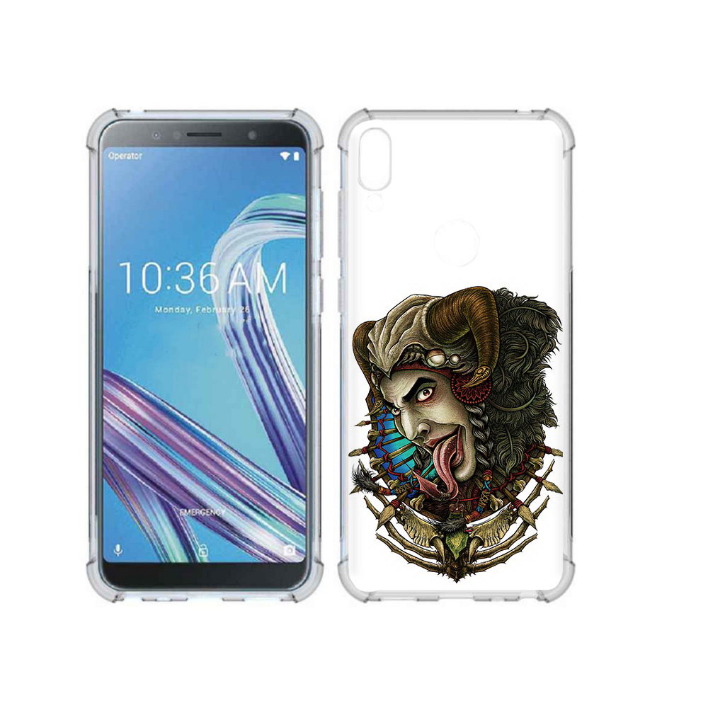 

Чехол MyPads Tocco для Asus ZenFone Max Pro (ZB602KL) длинный язык, Прозрачный, Tocco