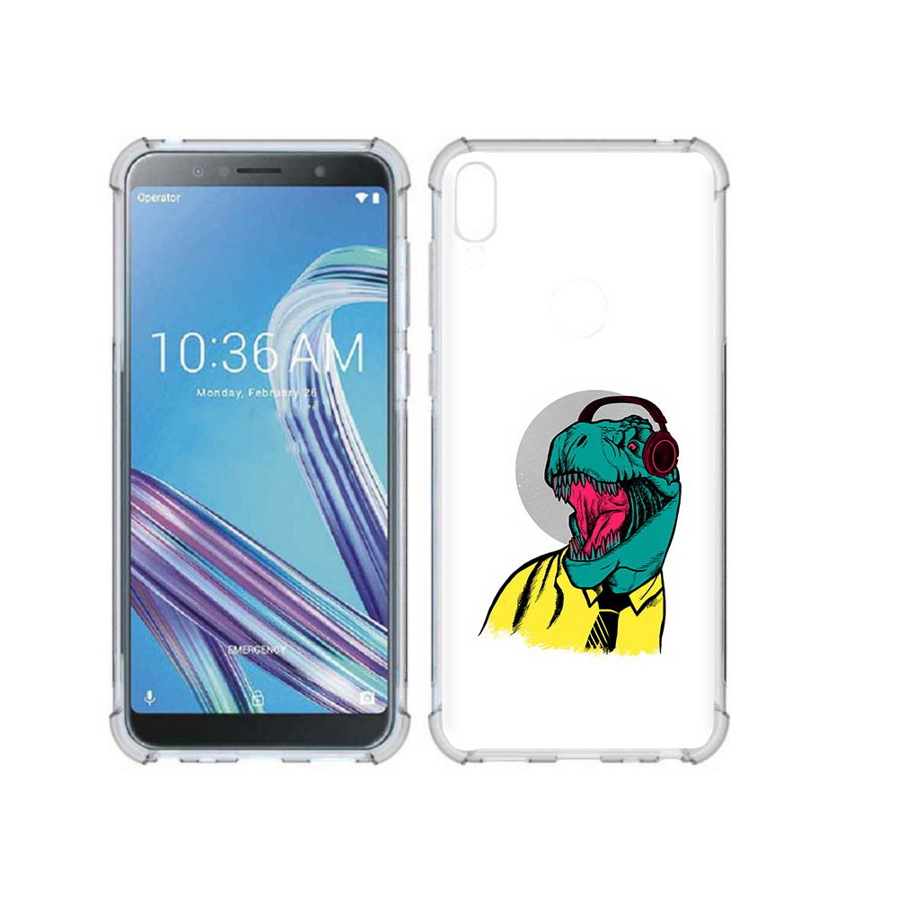 

Чехол MyPads Tocco для Asus ZenFone Max Pro (ZB602KL) дино, Прозрачный, Tocco