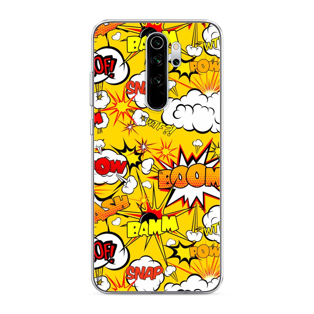 

Чехол на Xiaomi Redmi Note 8 Pro "Поп Арт эффекты", Желтый;белый;оранжевый, 36650-6