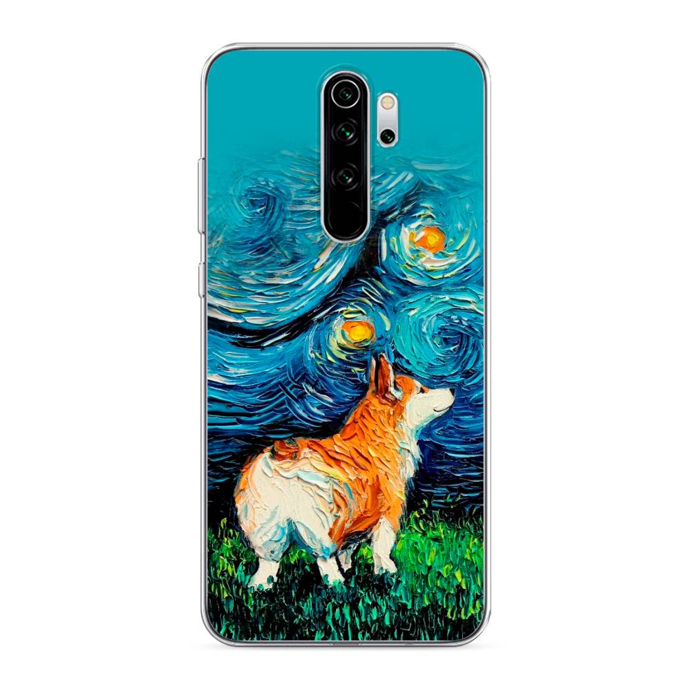 

Чехол на Xiaomi Redmi Note 8 Pro "Корги звёздная ночь", Коричневый;белый;зеленый, 36650-1