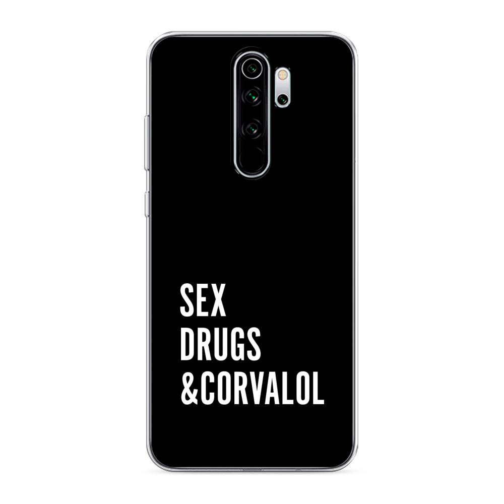 

Чехол на Xiaomi Redmi Note 8 Pro "Corvalol", Черный;серый;белый, 36650-6