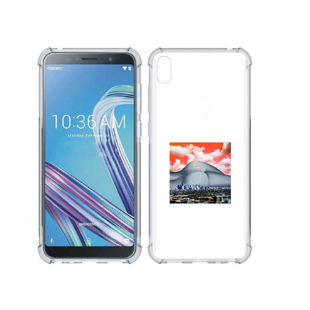 

Чехол MyPads Tocco для Asus ZenFone Max Pro (ZB602KL) город с девушкой на фоне, Прозрачный, Tocco