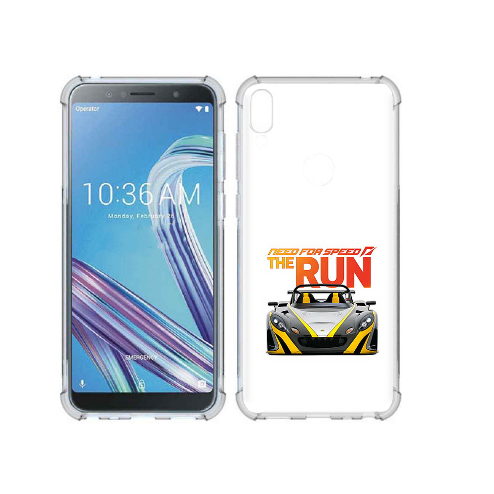 

Чехол MyPads Tocco для Asus ZenFone Max Pro (ZB602KL) гонка, Прозрачный, Tocco