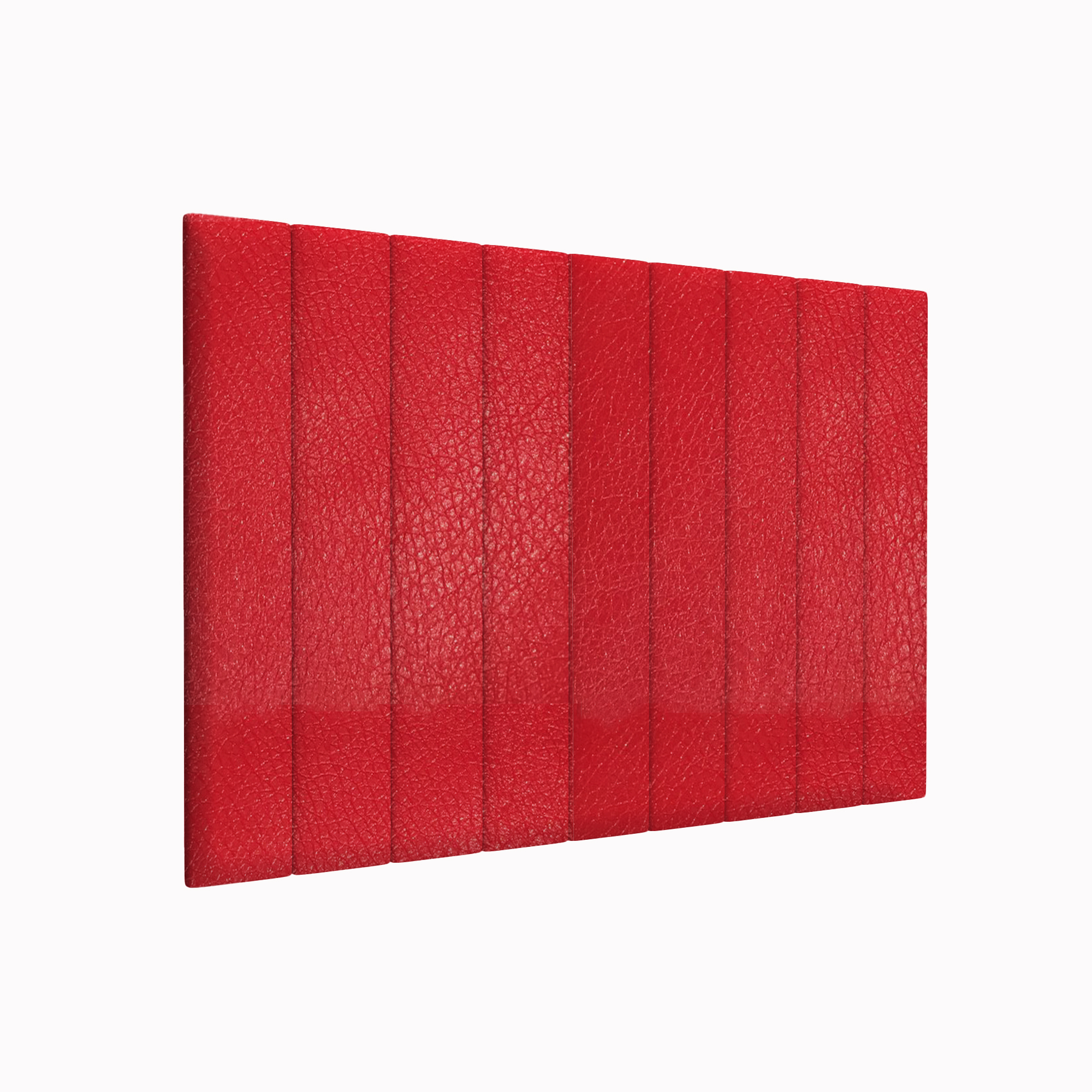 фото Мягкие стеновые панели eco leather red 15х90 см 4 шт. tartilla