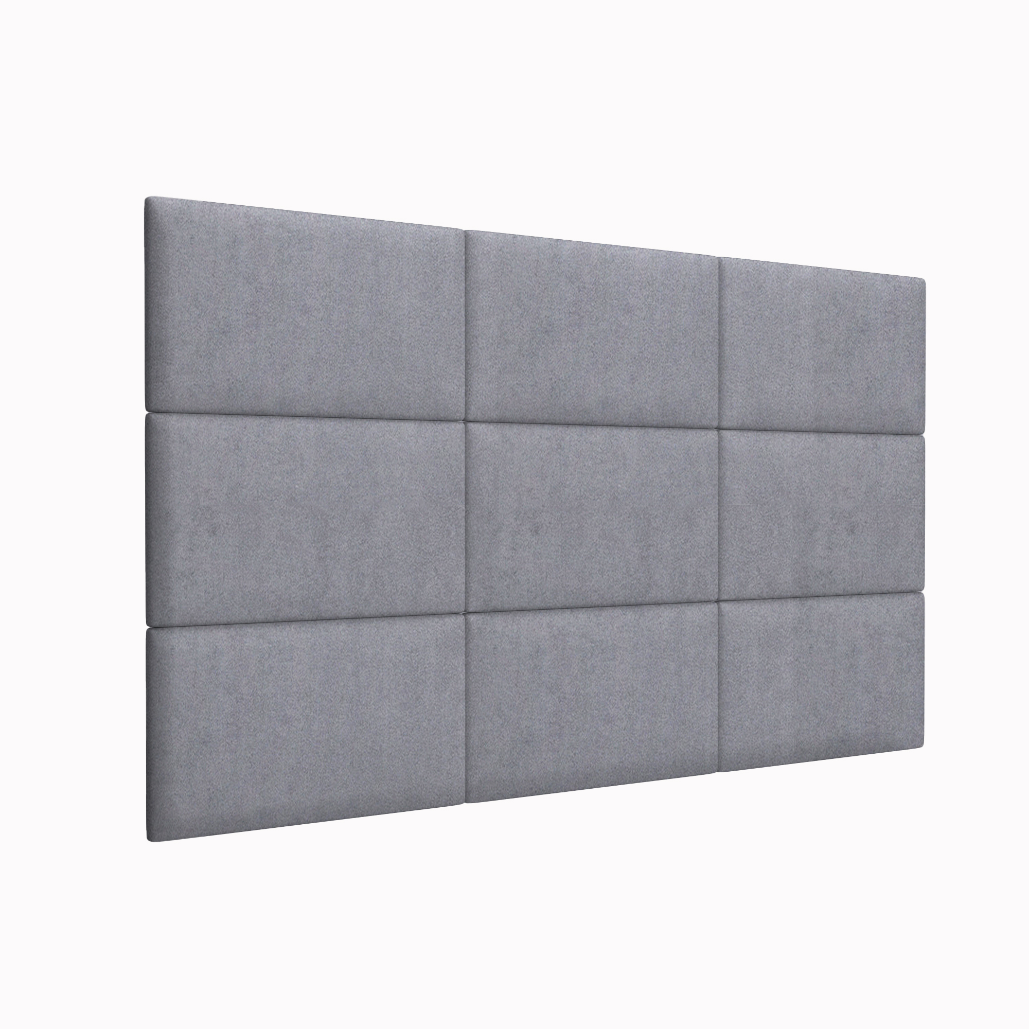 Мягкие стеновые панели Alcantara Gray 30х50 см 4 шт. мягкие кубики плюшики весёлая азбука