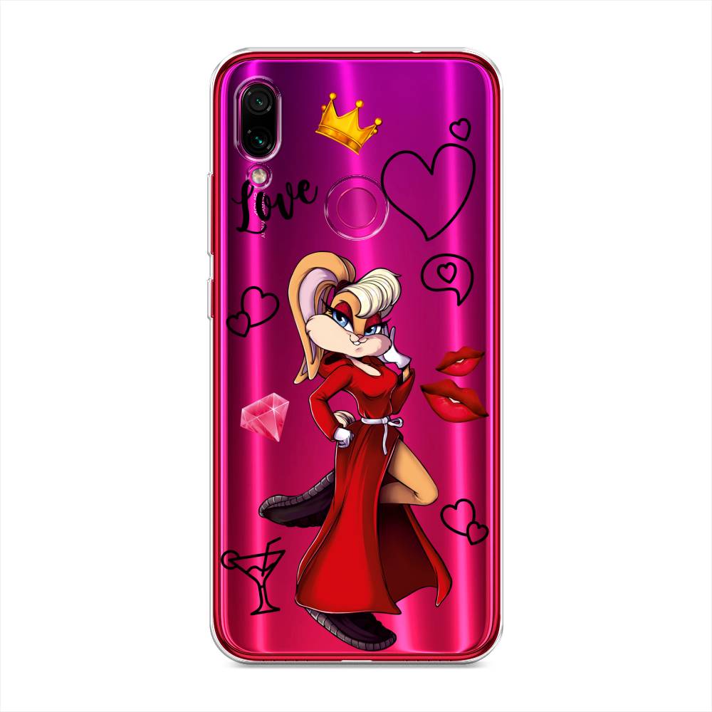 

Чехол на Xiaomi Redmi Note 7 "Rich Lola Bunny", Красный;бежевый;оранжевый, 34750-6