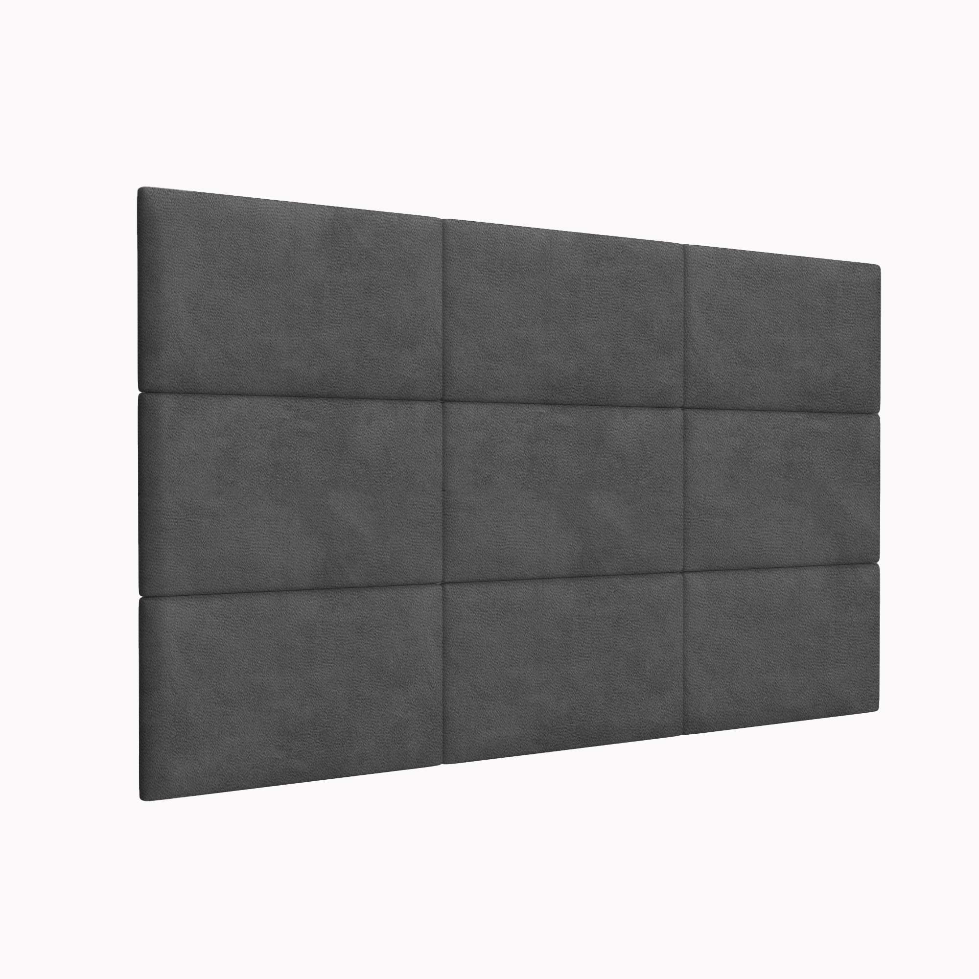 Мягкие стеновые панели Velour Grey 30х50 см 4 шт.