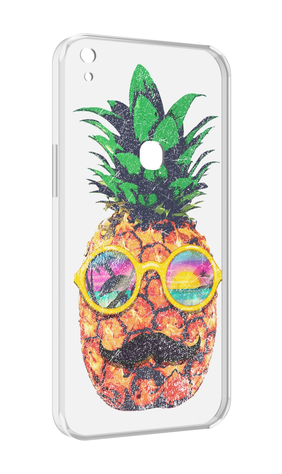 

Чехол MyPads прикольный ананас с лицом для Alcatel SHINE LITE 5080X 5.0, Прозрачный, Tocco