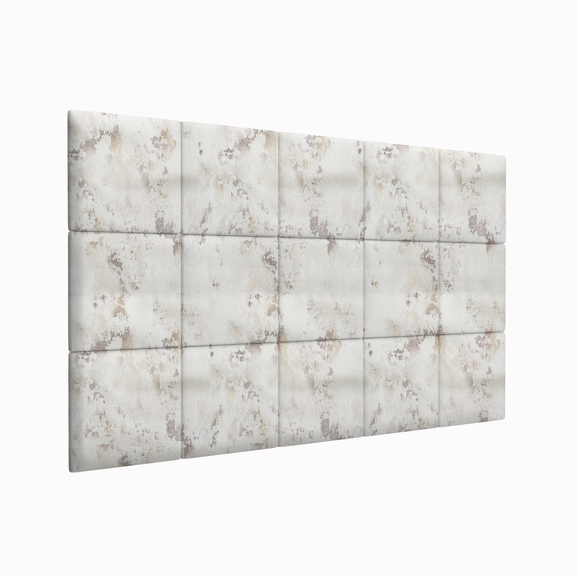 Мягкие стеновые панели Shtorm Ivory 30х30 см 2 шт. декор ascot ceramiche glamourwall gmcx10 calacatta mix сд154рк 30х30 см