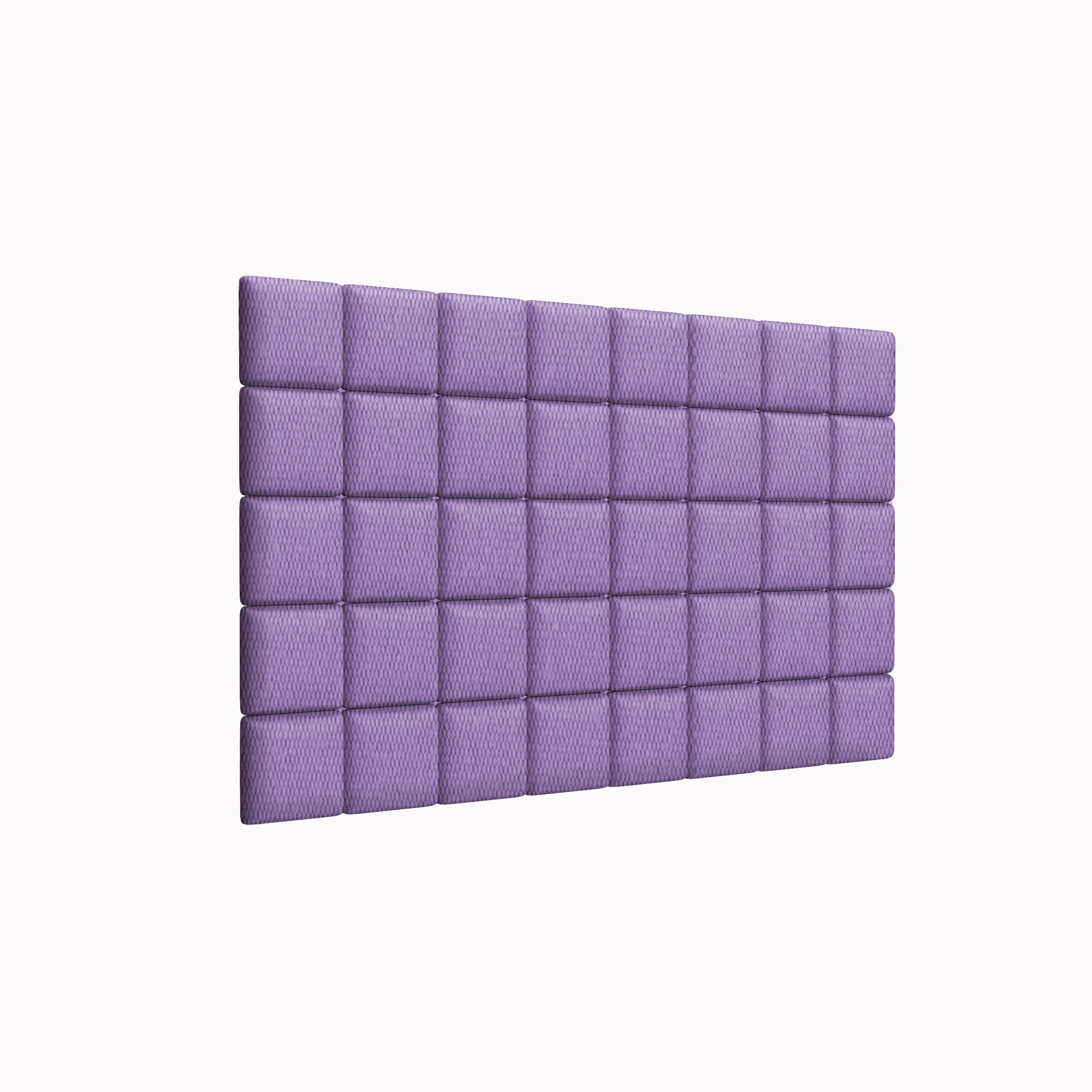 фото Мягкие стеновые панели cabrio violet 15х15 см 8 шт. tartilla