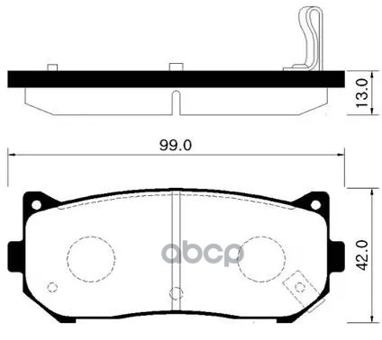 

Тормозные колодки HSB дисковые HP1009
