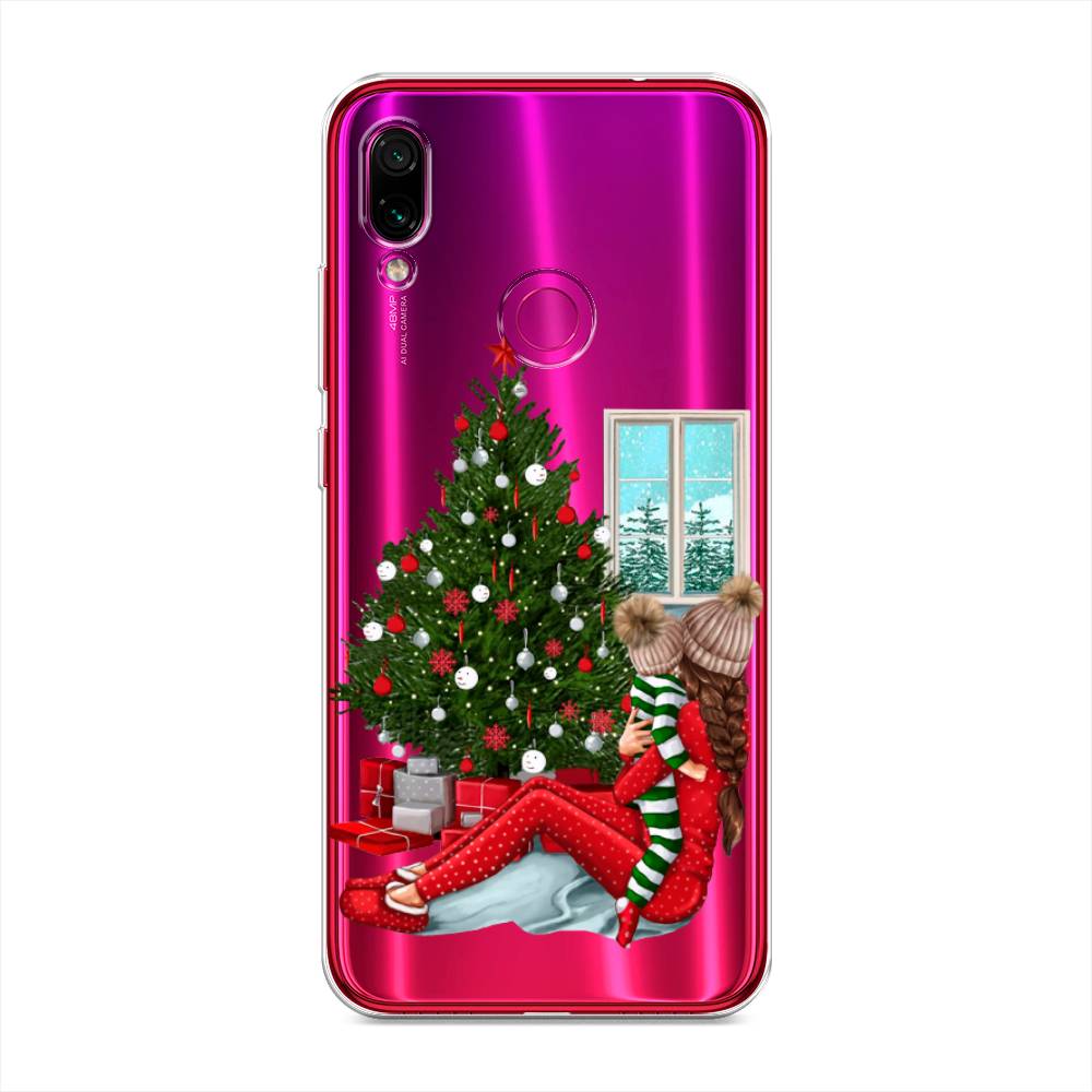 

Чехол на Xiaomi Redmi Note 7 "Новый год с мамой", Красный;зеленый;голубой, 34750-6