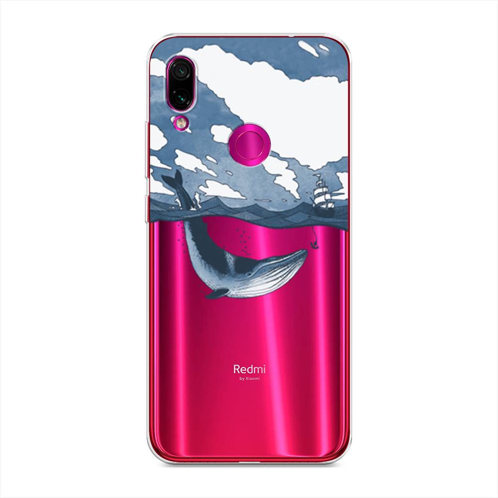 

Чехол на Xiaomi Redmi Note 7 "Большой кит", Синий, 34750-1