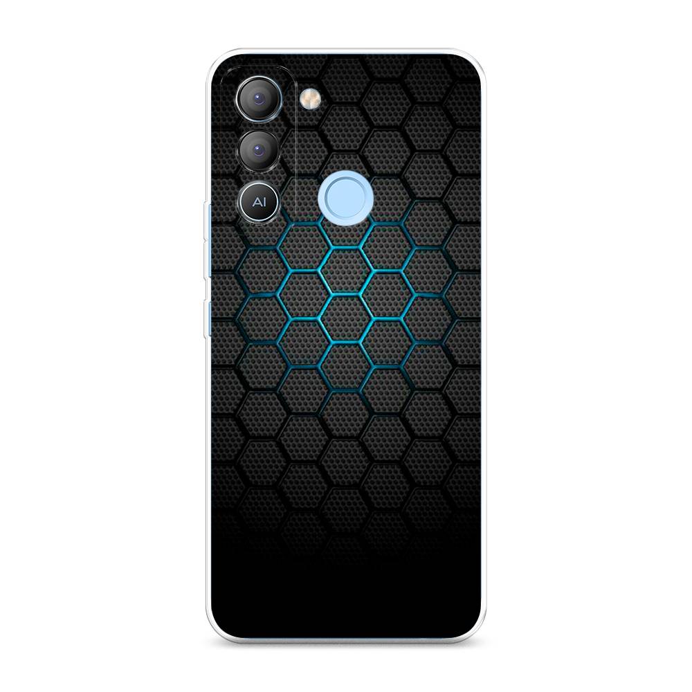 

Чехол Awog для Tecno POP 5 LTE "Бирюзовые соты", Голубой;синий;черный, 303050-3