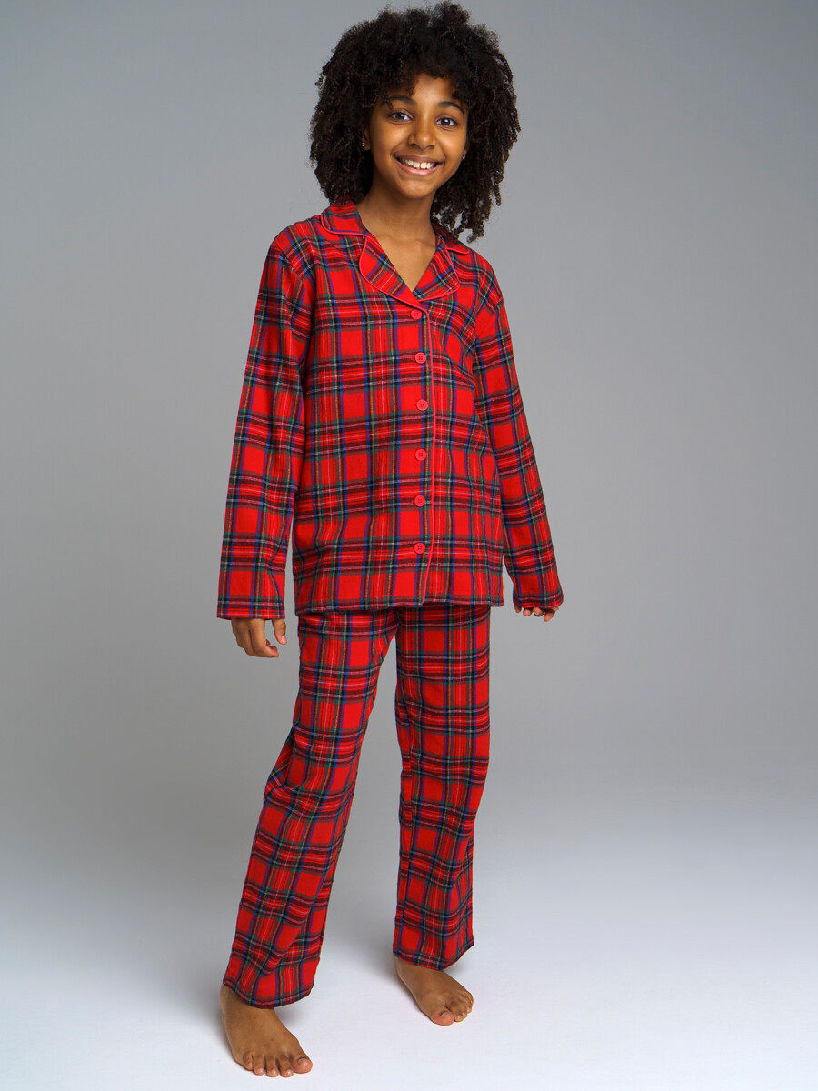 

Пижама Family look PlayToday 42226014, 128, красный, 42226014