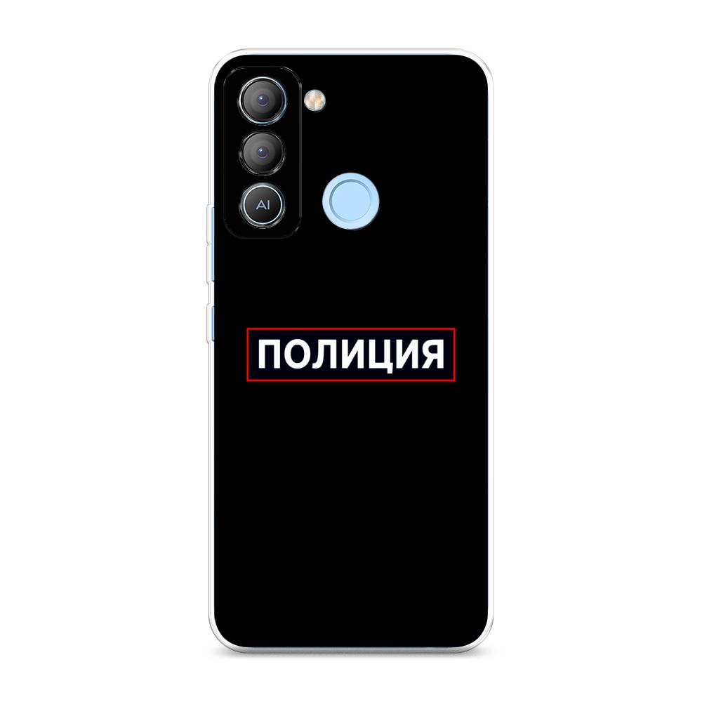 

Чехол Awog на Tecno POP 5 LTE "Police logo", Черный;белый;красный, 303050-5