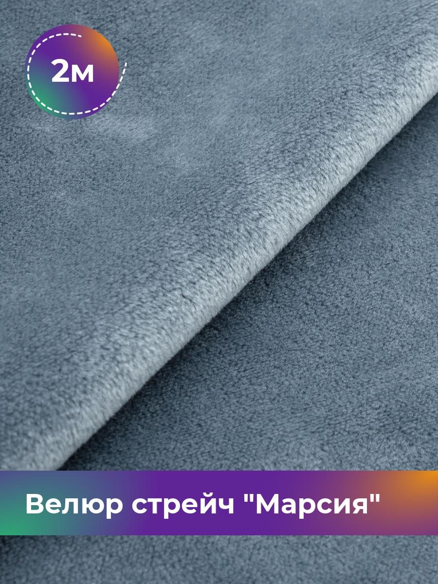 

Ткань Велюр стрейч Марсия 405гр Shilla, отрез 2 м * 150 см, серый 037, 17438764
