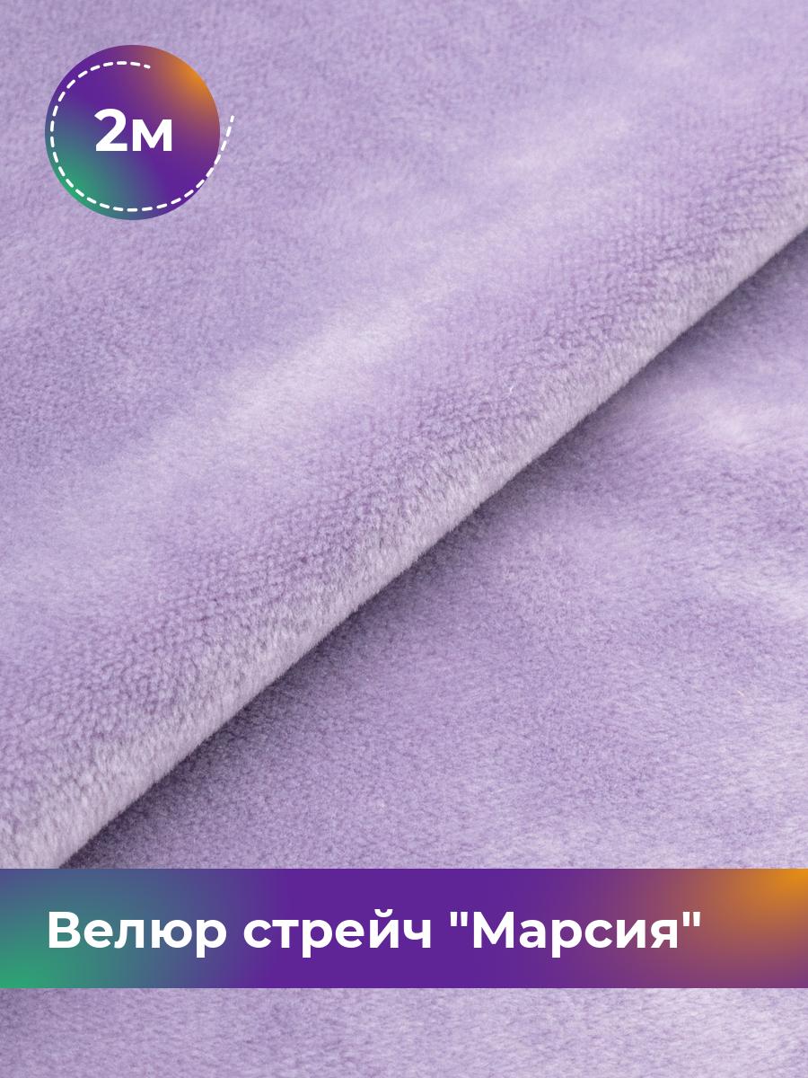 

Ткань Велюр стрейч Марсия 405гр Shilla, отрез 2 м * 150 см, сиреневый 034, Фиолетовый, 17438764