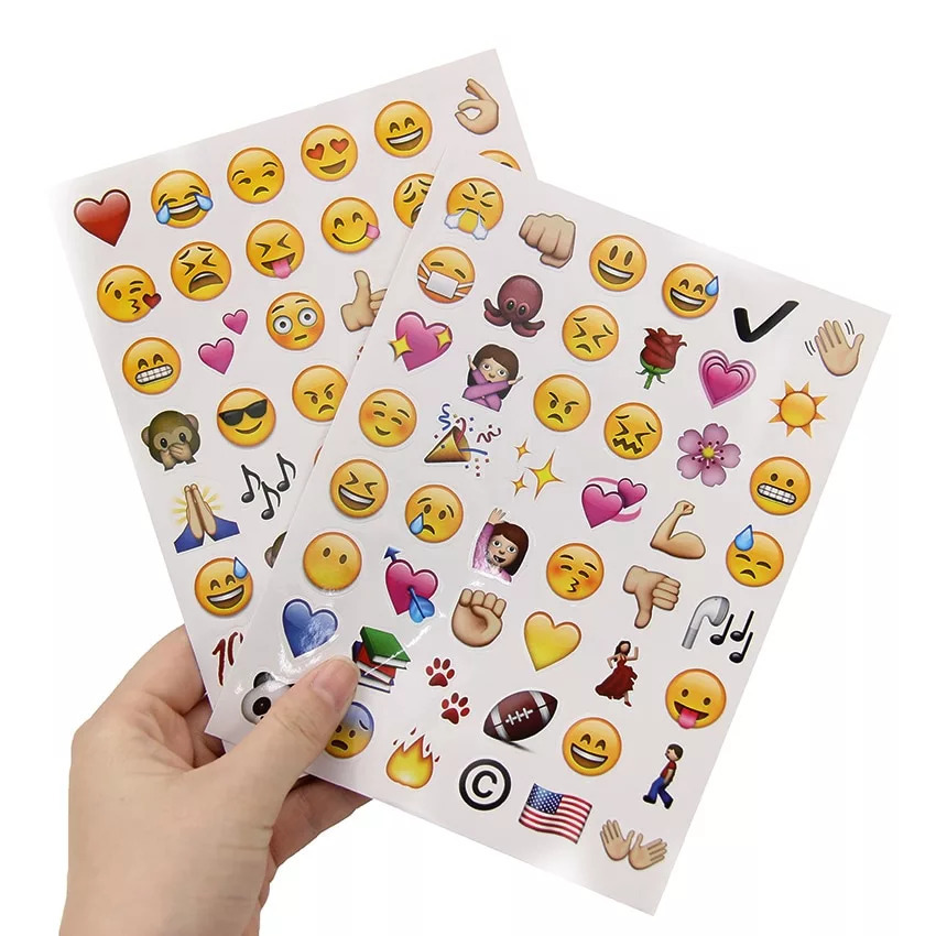 

Набор наклеек CCS Emoji (Эмоджи) для записей и блокнотов 192 штуки, d = 16 мм