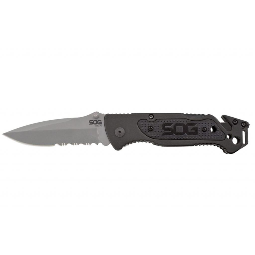 

Нож складной SOG Escape Bead Blasted, сталь 7Cr17MoV, рукоять алюминий, Escape Bead Blasted