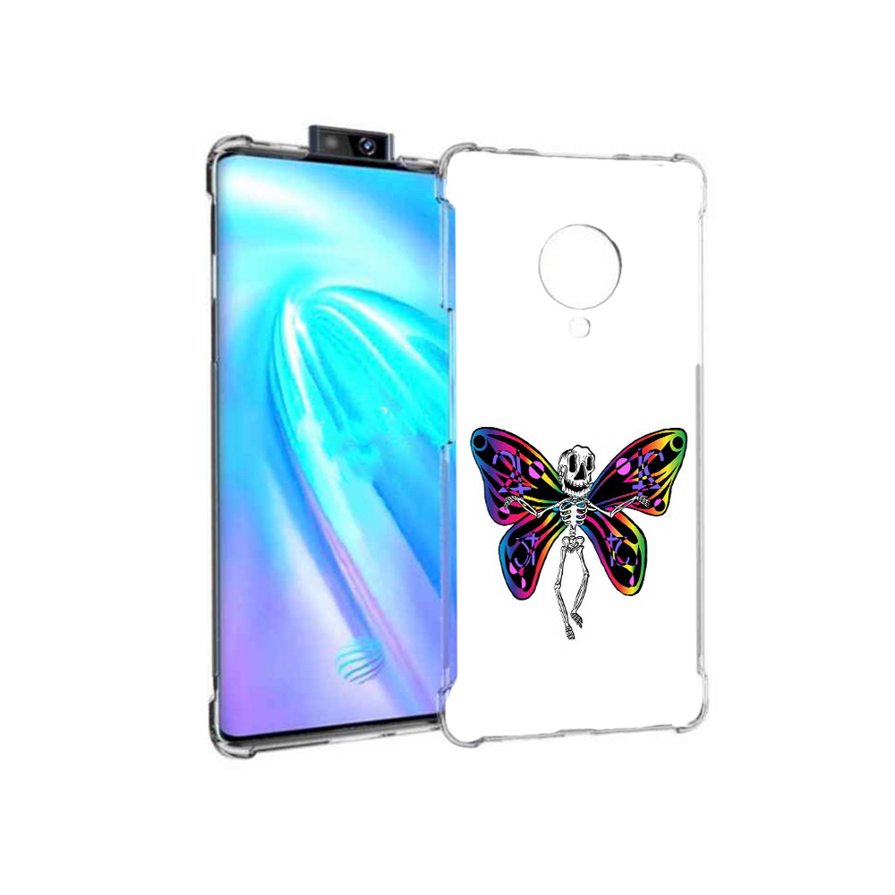 

Чехол MyPads Tocco для Vivo NEX 3 эффект бабочки (PT136035.381.701), Прозрачный, Tocco